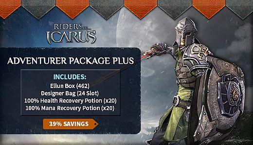 Riders of Icarus Adventurer Package Plus
