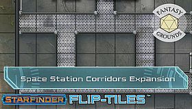 Fantasy Grounds - Starfinder RPG - Flip-Tiles - Space Station Corridors Expansion