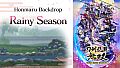 Touken Ranbu Warriors - Honmaru Backdrop "Rainy Season"