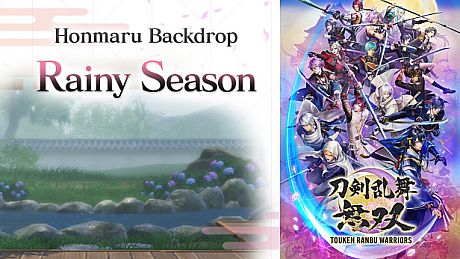 Touken Ranbu Warriors - Honmaru Backdrop "Rainy Season" DLC