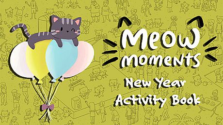 Meow Moments: New Year Activity Book DLC