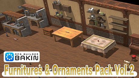 RPG Developer Bakin Furnitures & Ornaments Pack Vol.2 DLC