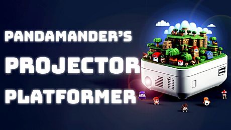 Pandamander's Projector Platformer Game