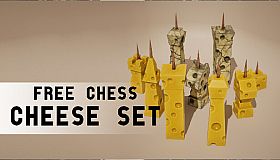 Free Chess: Cheese Set