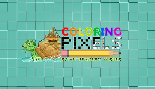 Coloring Pixels - Sci-Fi Fantasy Vistas Pack
