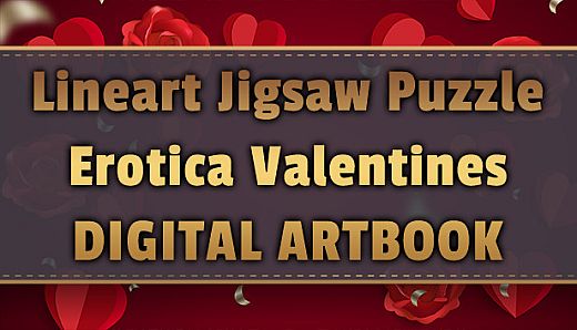 LineArt Jigsaw Puzzle - Erotica Valentines ArtBook