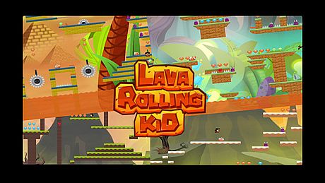 Lava Rolling Kid Game