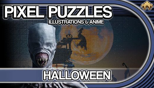 Pixel Puzzles Illustrations & Anime - Jigsaw Pack: Halloween