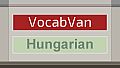 VocabVan - Hungarian