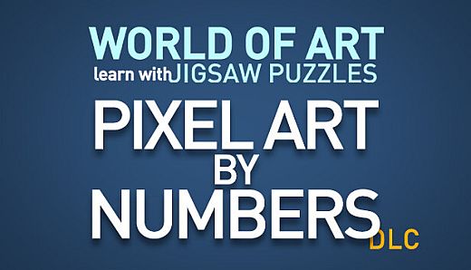 WORLD OF ART - learn with JIGSAW PUZZLES: PIXEL ART BY NUMBERS