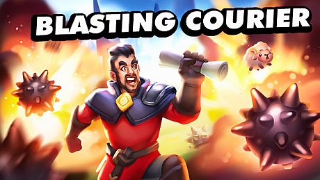 Blasting Courier Game