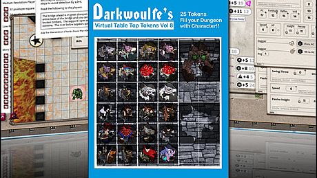 Fantasy Grounds - Top-Down Tokens - Darkwoulfe's Token Pack Vol 8 DLC