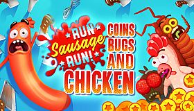 Run Sausage Run: Coins, Bugs and Chicken