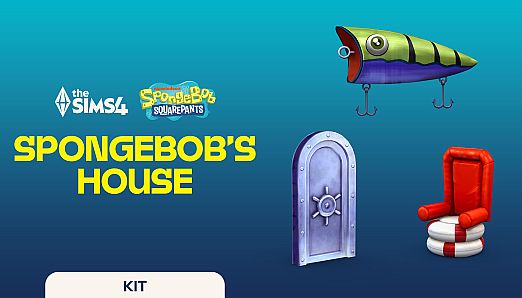 The Sims 4 SpongeBob’s House Kit