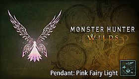 Monster Hunter Wilds - Pendant: Pink Fairy Light