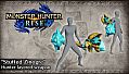 Monster Hunter Rise - "Stuffed Zinogre" Hunter layered weapon (Sword & Shield)