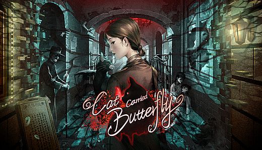 Cat carried Butterfly