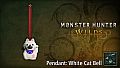 Monster Hunter Wilds - Pendant: White Cat Bell