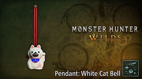 Monster Hunter Wilds - Pendant: White Cat Bell DLC