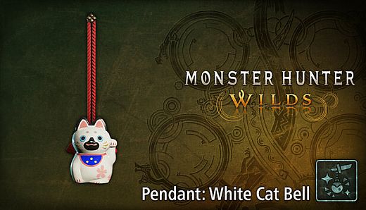 Monster Hunter Wilds - Pendant: White Cat Bell