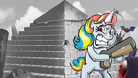 Unichrome: A 1-Bit Unicorn Adventure Game