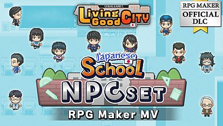 RPG Maker MV - SERIALGAMES LivingGoodCity Japanese School NPC SET DLC