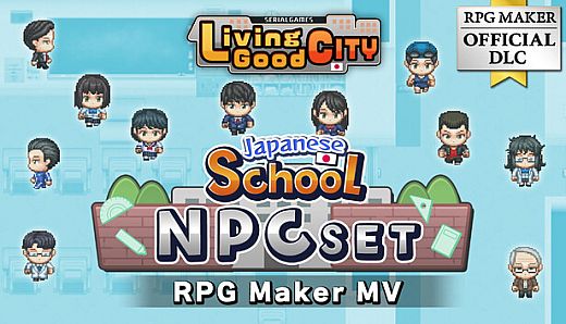 RPG Maker MV - SERIALGAMES LivingGoodCity Japanese School NPC SET