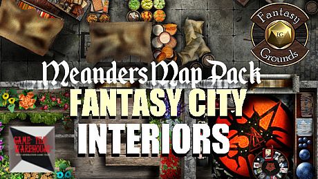 Fantasy Grounds - Meander Map Pack: Interior City (Map Pack) DLC