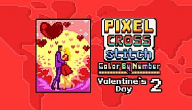 Pixel Cross Stitch - Valentine's Day Pack 2