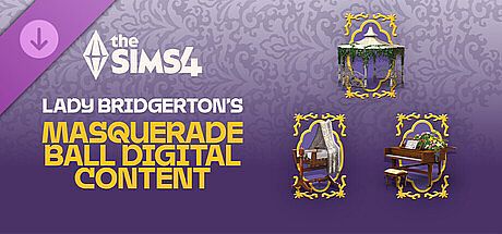 The Sims 4 Lady Bridgerton's Masquerade Ball Digital Content DLC