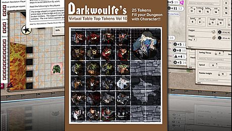 Fantasy Grounds - Top-Down Tokens - Darkwoulfe's Token Pack Vol 10 DLC