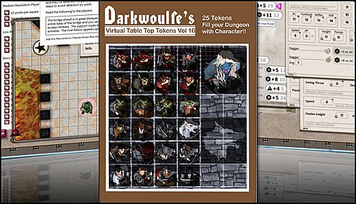 Fantasy Grounds - Top-Down Tokens - Darkwoulfe's Token Pack Vol 10
