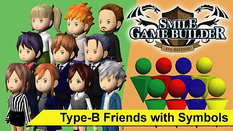 SMILE GAME BUILDER Type-B Friends with Symbols DLC