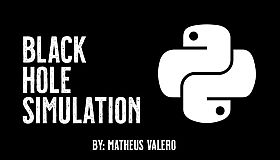 Black Hole Simulation with Python