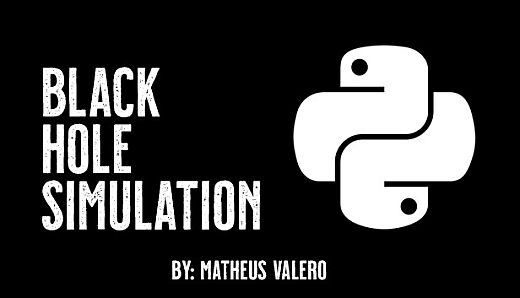 Black Hole Simulation with Python
