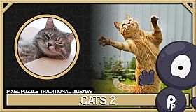 Pixel Puzzles Traditional Jigsaws Pack: Cats 2