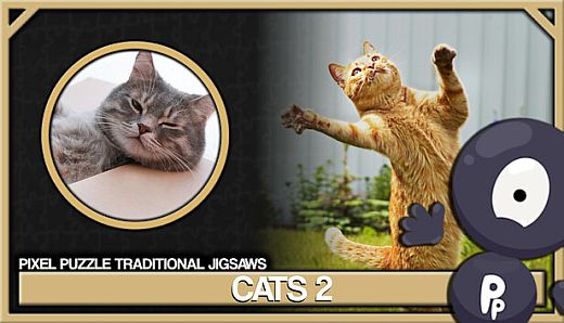 Pixel Puzzles Traditional Jigsaws Pack: Cats 2