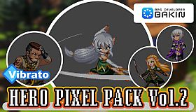 RPG Developer Bakin  Vibrato HERO PIXEL PACK Vol.2