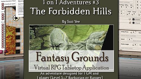 Fantasy Grounds - 3.5E/PFRPG 1 on 1 Adventure #3 The Forbidden Hills DLC