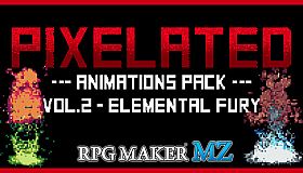 RPG Maker MZ - Pixelated Animations Pack Vol.2