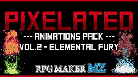 RPG Maker MZ - Pixelated Animations Pack Vol.2 DLC