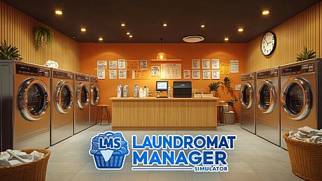 Laundromat Manager Simulator Game