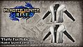 Monster Hunter Rise - "Fluffy Fur Robe" Hunter layered armor piece