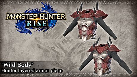 Monster Hunter Rise - "Wild Body" Hunter layered armor piece DLC