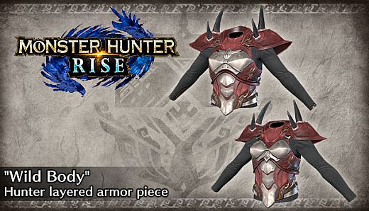 Monster Hunter Rise - "Wild Body" Hunter layered armor piece