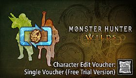 Monster Hunter Wilds - Character Edit Voucher: Single Voucher (Free Trial Version)