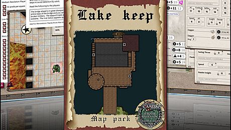 Fantasy Grounds - Map Pack: Lake Keep DLC