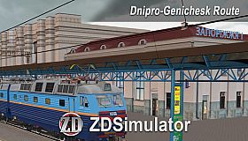 ZDSimulator - Dnipro-Henichesk (to Zaporizhia) Route