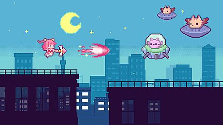 Magical Girls vs Cat Aliens Game