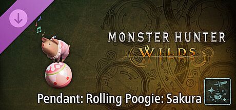 Monster Hunter Wilds - Pendant: Rolling Poogie: Sakura